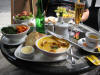 Carrot soup and brown soda bread at Alfie's